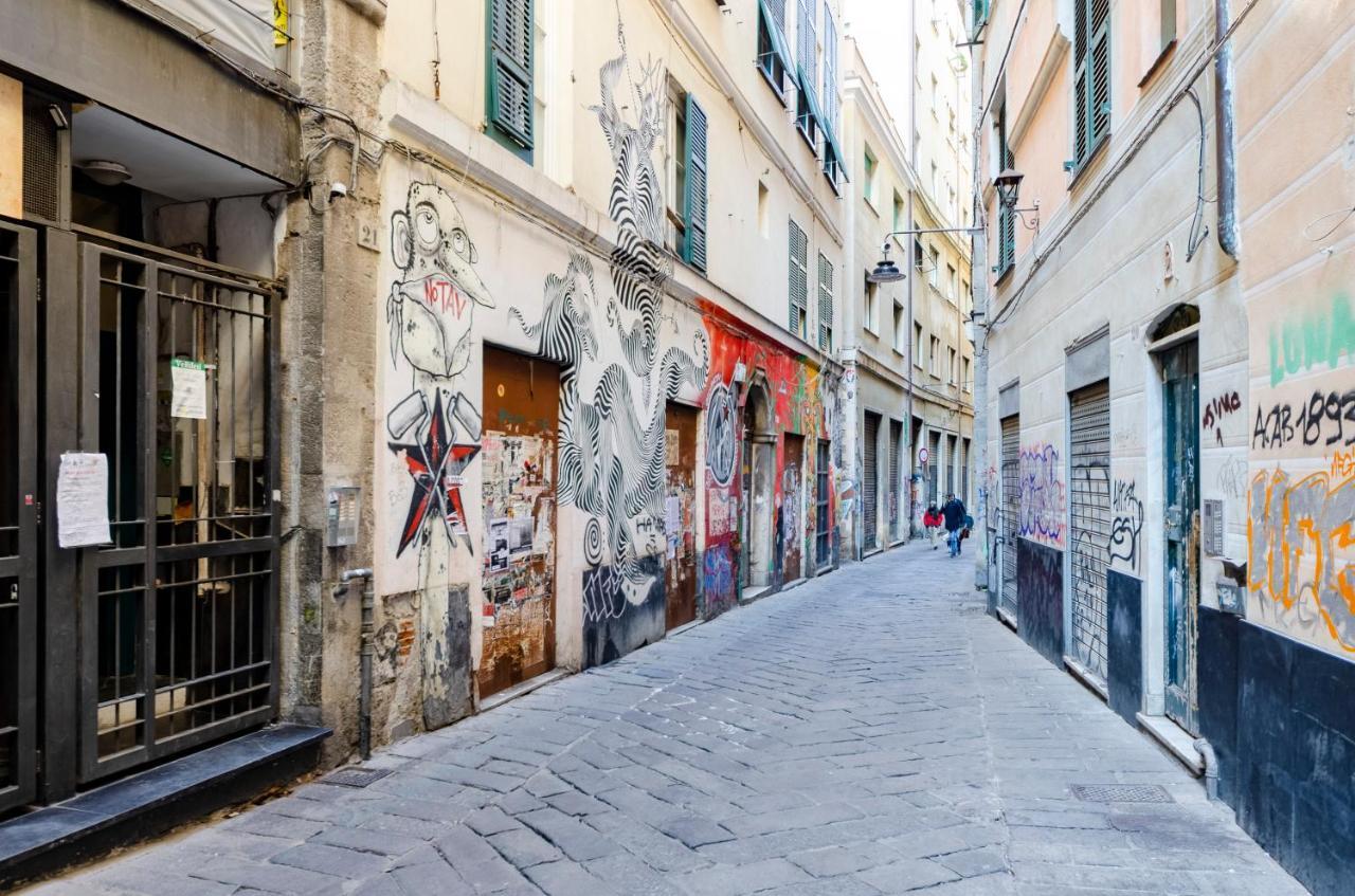 Joivy Vibrant Open-Plan Apt For 6 In Historic Centre Apartment Genoa Luaran gambar
